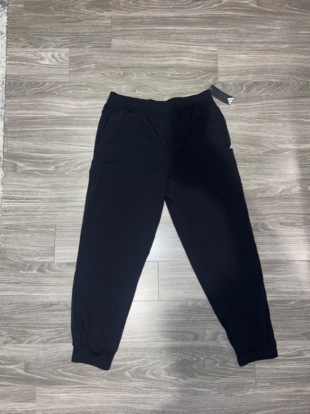adidas Black Jogger Pants with Elastic Ankles